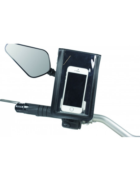 Support pour Smartphone Digidock à fixer à la Tige du rétroviseur