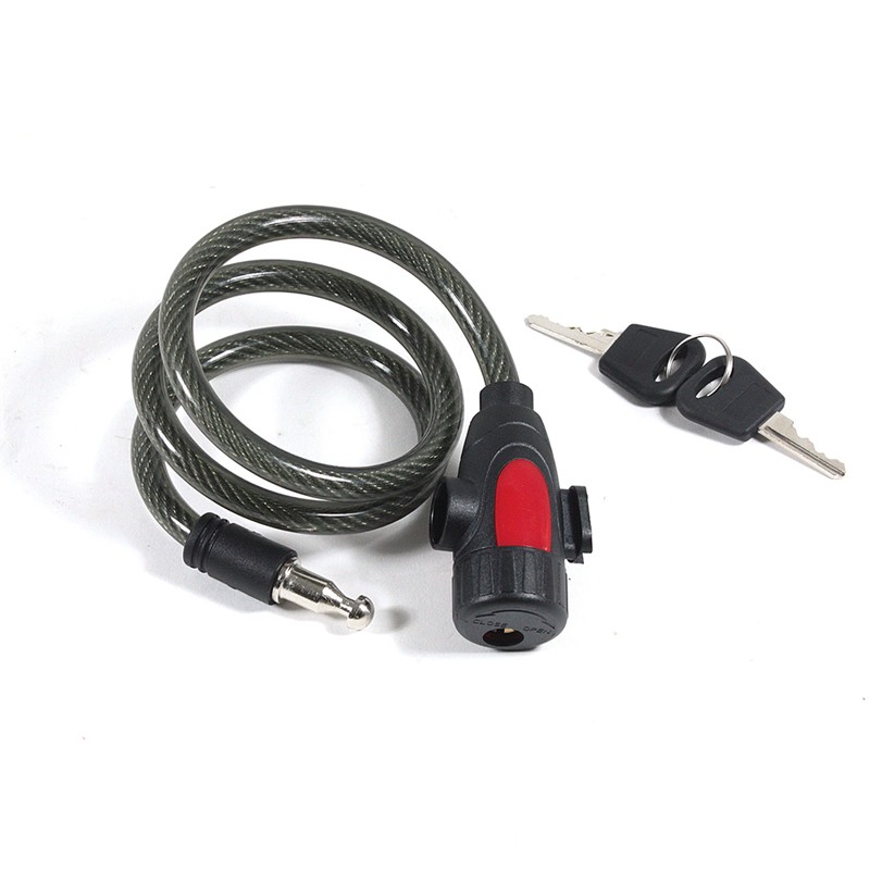 Motorcycle Helmet Cable with Padlock - Moto-Parts