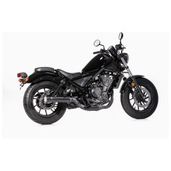 Auspuff Falcon Double Groove Schwarz - Honda CMX500 16/+