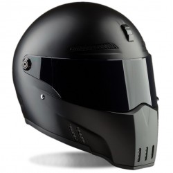 Motorradhelm Bandit Alien II Black matt