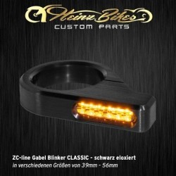 Heinz Bikes ZC-line LED Gabel-Blinker CLASSIC Schwarz