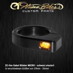 Heinz Bikes ZC-line LED Gabel-Blinker Micro Schwarz