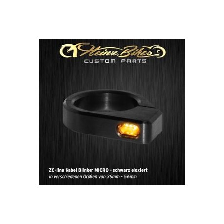 Heinz Bikes ZC-line LED Gabel-Blinker Micro Schwarz