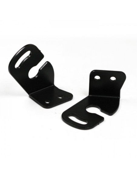Haltewinkel für Aprilia / BMW / Ducati / Triumph / Yamaha, Verwendung von Originalblinker, schwarz