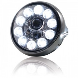 LED headlights 190mm \"British Style\"