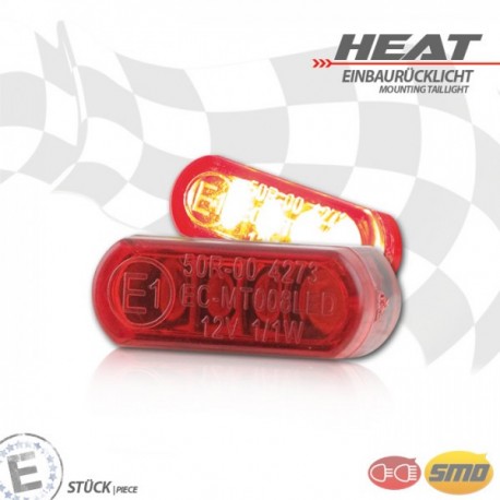 LED-Einbaurücklicht "Heat"