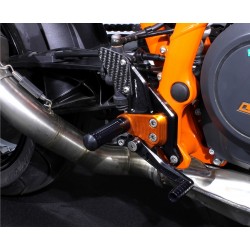 MG Biketec rearset for KTM 690 Duke 14-17 // Duke R 14-17