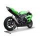 Echappement Hpcorse Hydroform Gris Kawasaki ZX6R 2009-16 