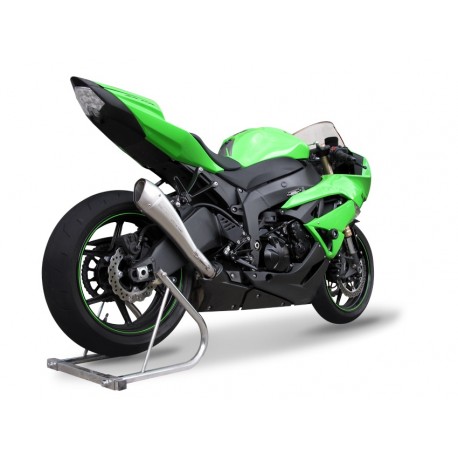 Echappement Hpcorse Hydroform Gris Kawasaki ZX6R 2009-16 