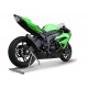 Echappement Hpcorse Hydroform Noir Kawasaki ZX6R 2009-16