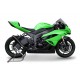 Echappement Hpcorse Hydroform Noir Kawasaki ZX6R 2009-16