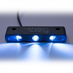 Eclairage de plaque LED + support \"Trio\"