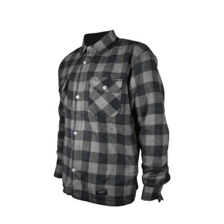 Harisson Chemise Moto Sweep Gris / Noir