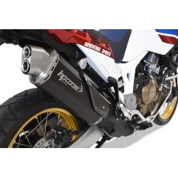 Exhaust Hpcorse 4-TRACK Black pour Honda CRF 1000 AFRICA TWIN 16/+