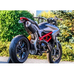 Echappement Spark Force Carbon position haute - Ducati Hypermotard 821 2013-15