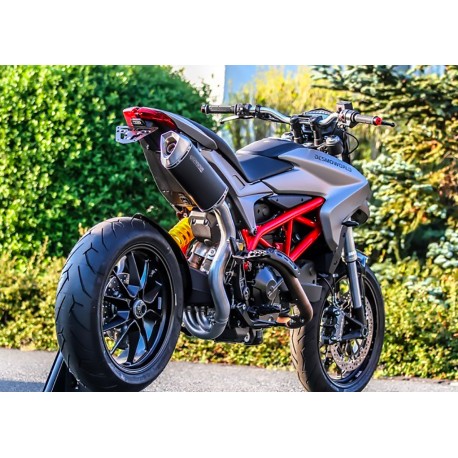Auspuff Spark Force Carbon High Mounting für Ducati Hypermotard 821 2013-15