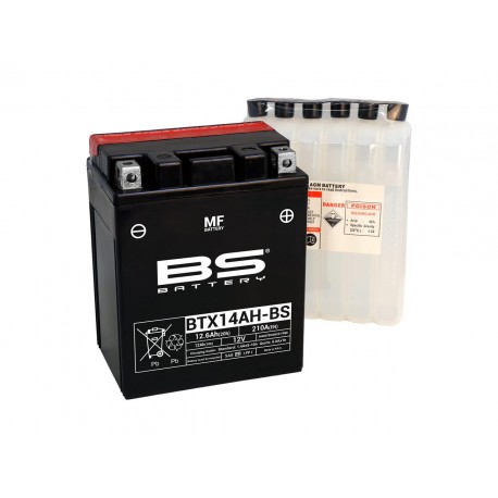 Batterie BS BATTERY sans entretien livrée avec pack acide