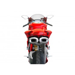 Auspuff Spark Rectangular Edelstahl Grau - Ducati 848 // 1098 