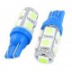 Ampoule LED T 10 w5w bleu