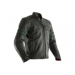 RST IOM TT Hillberry Lederjacke Grün