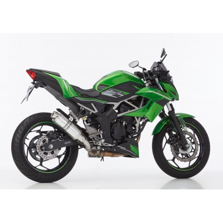 Auspuff Hurric Supersport - Kawasaki Ninja 125 // Z125 19/+ | Silber