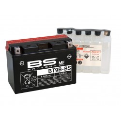 Batterie BS BATTERY BT9B-BS sans entretien livrée avec pack acide
