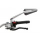 Rear-view mirror Chaft Brandy silver/black