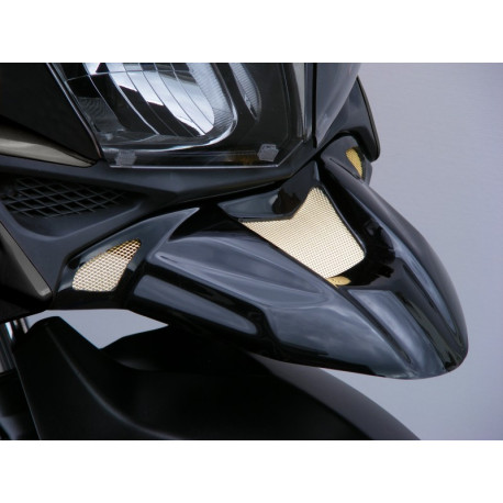 Beak Powerbronze - Suzuki DL 1000 2002-08 | Matt Black silver mesh