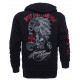 Hoodie West Coast Choppers CHIEF Zip Noir 