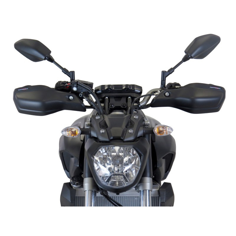 Protège mains de moto en acrylique, pare vent pour moto, protection pour la  nuit, protection pour réflexion, poignée pour accessoires de vélo - Type  Black