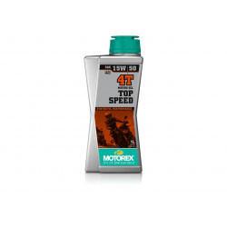 Huile moteur MOTOREX Top Speed 4T 100% synthétique | 15W50 1L