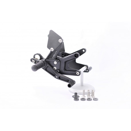 MG Biketec rearset - Triumph Street Triple 765 S / R / RS 2017 /+