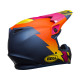 Motorcycle helmets BELL MX-9 Mips Helmet Strike Matte Blue/Orange/Pink