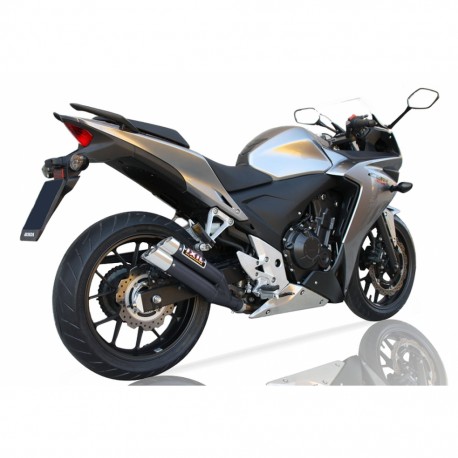 Auspuff Ixil Dual Hyperlow schwarz - Honda CBR 500 R / CB 500 FA 2013-15 // CB 500 XA 2013-16 (PC44,PC45,PC46)