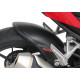 Powerbronze Hugger black - Honda CB500F//CB500X//CBR500R 13-18 | Matt Black Silver Mesh