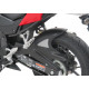 Garde boue arrière Powerbronze - Honda CB500F//CB500X//CBR500R 13-18 | Matt Black Silver Mesh