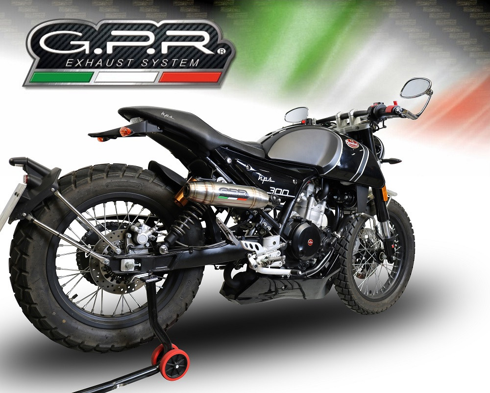 Exhaust GPR Deeptone Inox - F.B Mondial HPS 300 2018-20 - Moto-Parts