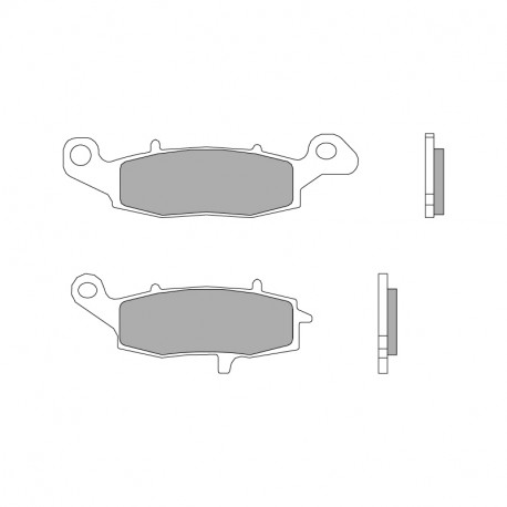 BREMBO Bremsbelage 07KA19