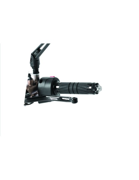 Handle grip end CHAFT Wave silver