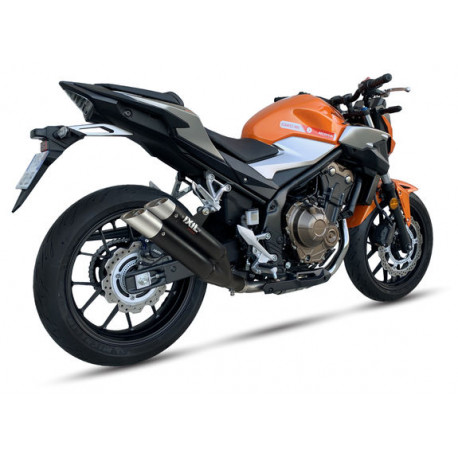 Echappement Ixil Dual Hyperlow noir - Honda CB 500 FA 2019-23 // CBR 500 RA 2019 -23 // CB 500 XA 2019-23