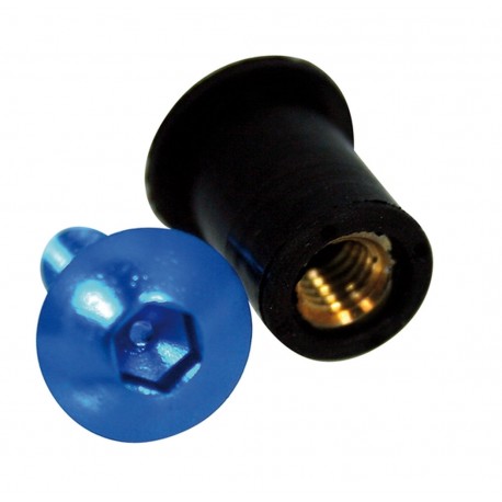 Schraubensatz Blau Chaft für Verkleidung / Scheibe