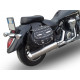 Schalldämpfer GPR Inox Bomb - Yamaha XVS 1300 Midnight Star 2006-14