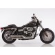 Echappement Falcon Double Groove - Harley-Davidson Dyna Fat Bob FXDF 08-16 // Wide Glide FXDWG 10-16