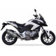 Echappement Ixil Hexoval Xtrem Evolution noir - Honda NC 700-750 SA/SD/XA/XD / INTEGRA 2011 /+