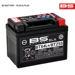 Batterie BS BATTERY SLA - BTX4L/BTZ5S sans entretien, activée d'usine