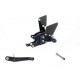 MG Biketec rearset - GSX 1300 B-King 2008/2012