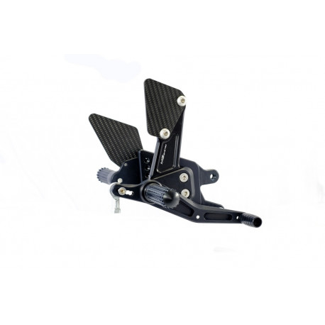 MG Biketec rearset - GSX 1300 B-King 2008/2012