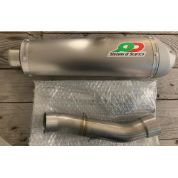 Echappement QD-Exhaust Oval Titane - BMW 1200 HP2 Enduro 2005-07