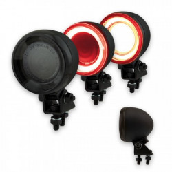 LED taillight "Bates Style" | Black / Copper