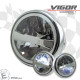 Vigor LED headlight 7" M8 side mounting